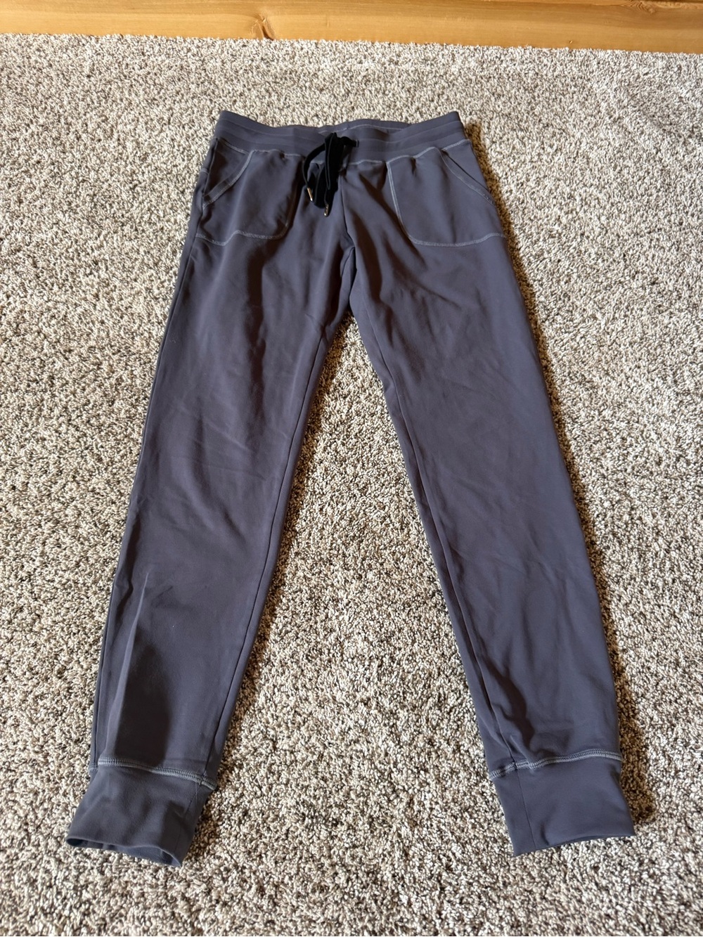 Women's Charcoal Gray Track Joggers - Comfortable Everyday Sweatpants